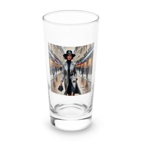 "Inspired by Parisian streets" Long Sized Water Glass