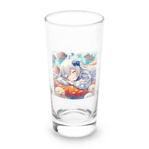 南極でアザラシと夢の中へ Long Sized Water Glass