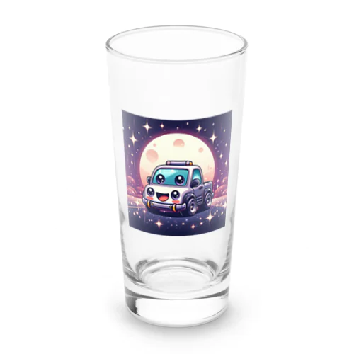 可愛い車キャラクター Long Sized Water Glass