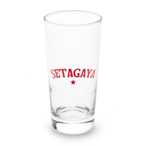 世田谷グッズ　レッドロゴ（setagaya item） Long Sized Water Glass