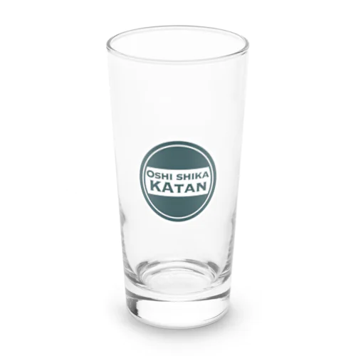 Oshi shika Katan ロゴ Long Sized Water Glass