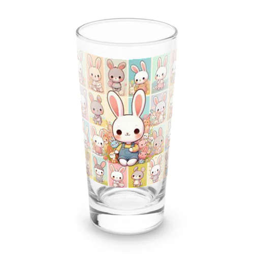 かわいいウサギちゃん Long Sized Water Glass