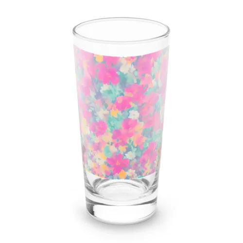 Flower Long Sized Water Glass