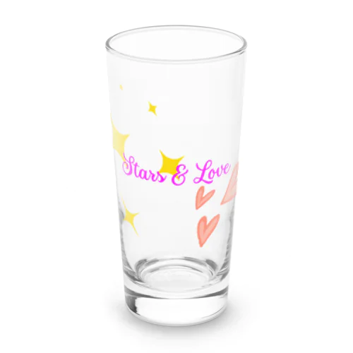 かわいいロゴふちなしver. Long Sized Water Glass