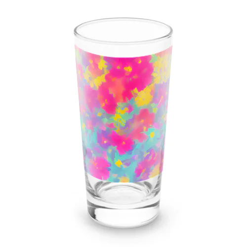 Flower Long Sized Water Glass