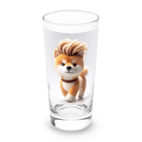 元祖、柴犬カット Long Sized Water Glass