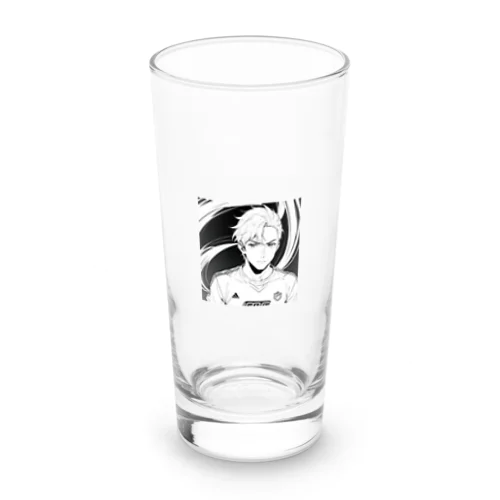 イケメンサッカーイラスト Long Sized Water Glass