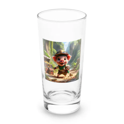 ｐちゃんの冒険 Long Sized Water Glass