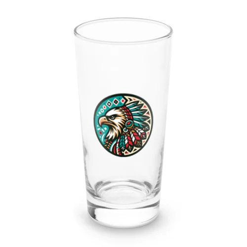 Native American eagle Long Sized Water Glass