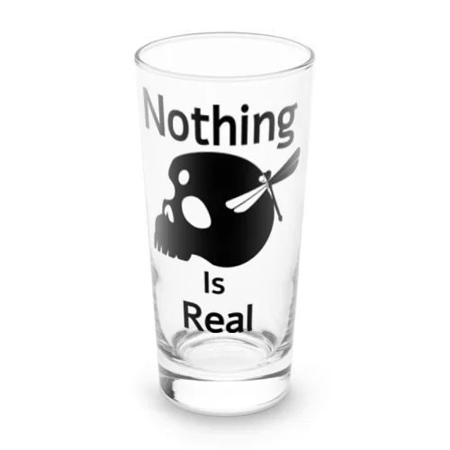 Nothing Is Real.（黒） Long Sized Water Glass