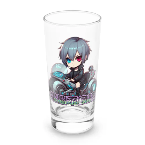 電脳不良娘　電脳鉄馬に乗る Long Sized Water Glass