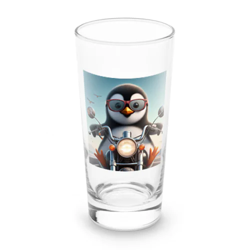 サングラスをかけたワイルドなペンギン① Long Sized Water Glass