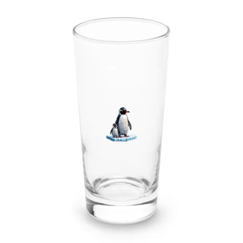 ペンギンの親子 Long Sized Water Glass