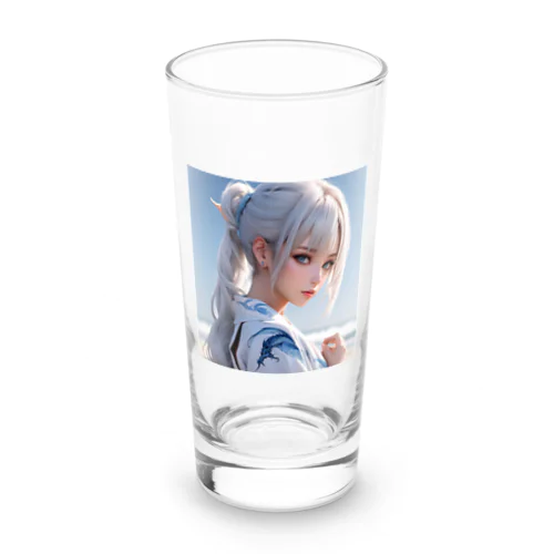 白髪和服美女シリーズ0001 Long Sized Water Glass