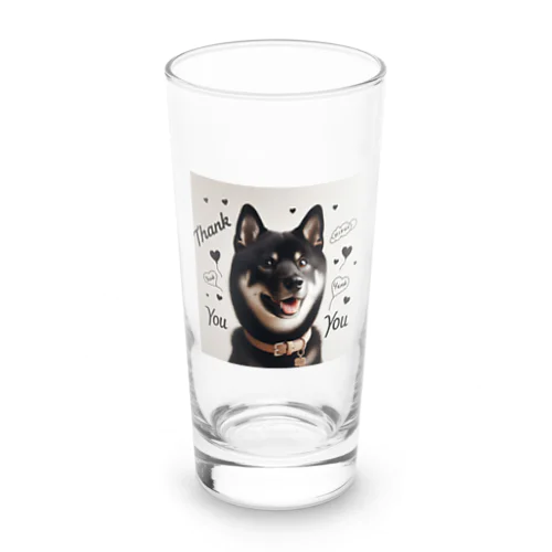 柴犬とありがとう Long Sized Water Glass