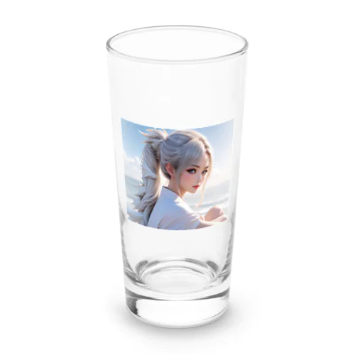 白髪和服美女シリーズ 0004 Long Sized Water Glass