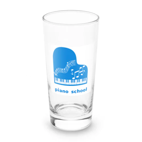 涼しげブル〜piano school Long Sized Water Glass