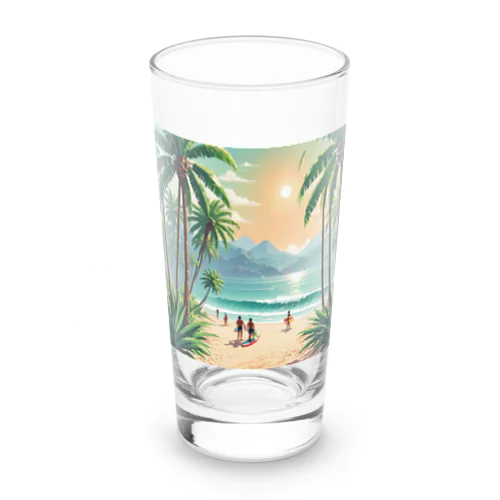 Palm Breeze Bliss Long Sized Water Glass