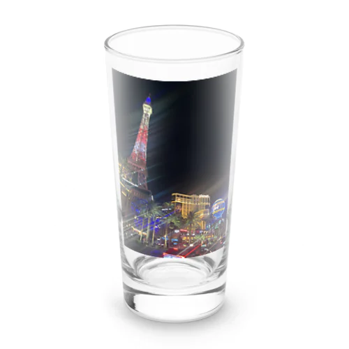 ラスベガス　夜景　カジノ Long Sized Water Glass