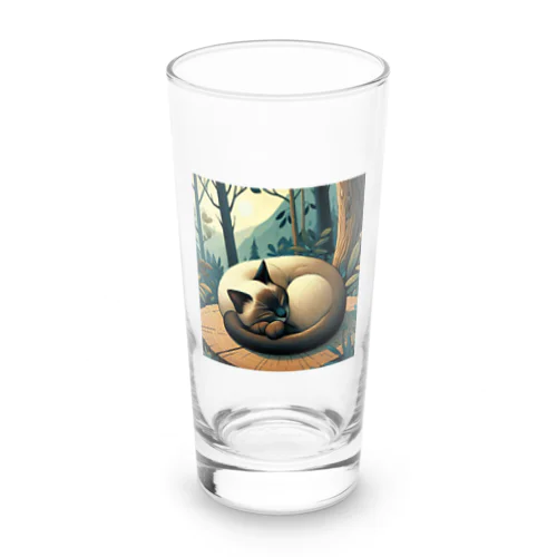 シャムネコ「きょう」 Long Sized Water Glass