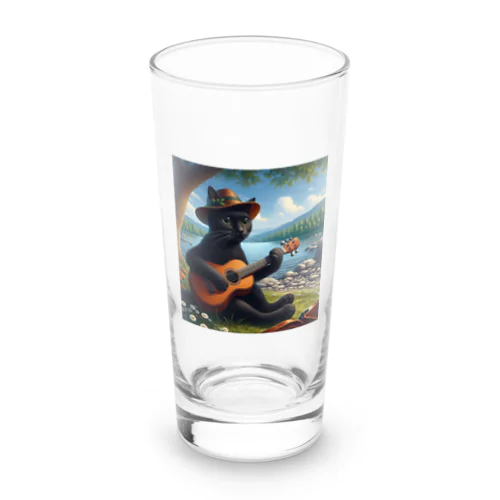 吟遊詩人ネコ「りとぴ」 Long Sized Water Glass