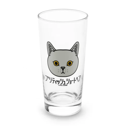 32ブリティッシュショートヘア（キャラ） Long Sized Water Glass