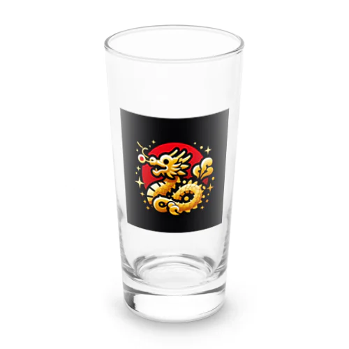 幸運を呼ぶ金龍ちゃん🐉 Long Sized Water Glass