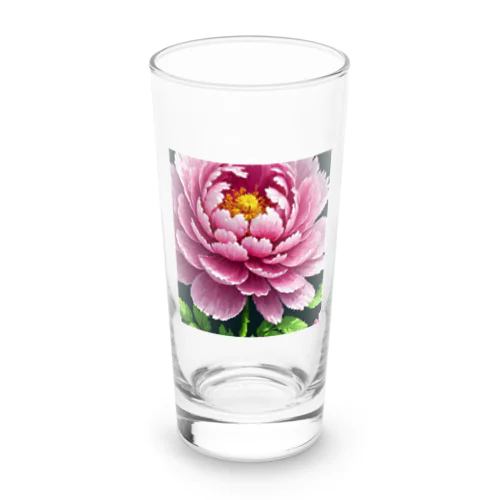 ピクセルアートの5月_芍薬 Long Sized Water Glass