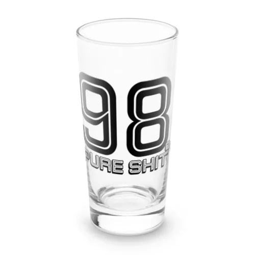 98% Pure Shit Long Sized Water Glass