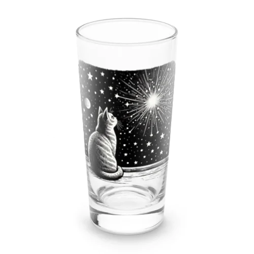 天体ショー見てるよ Long Sized Water Glass