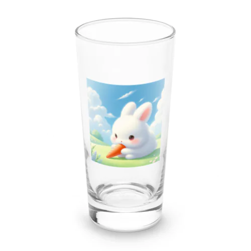 ふわふわウサギのくー Long Sized Water Glass