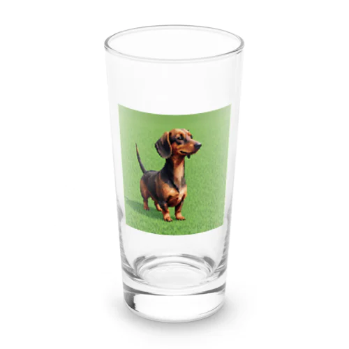 ドット絵のダックスフンド Long Sized Water Glass