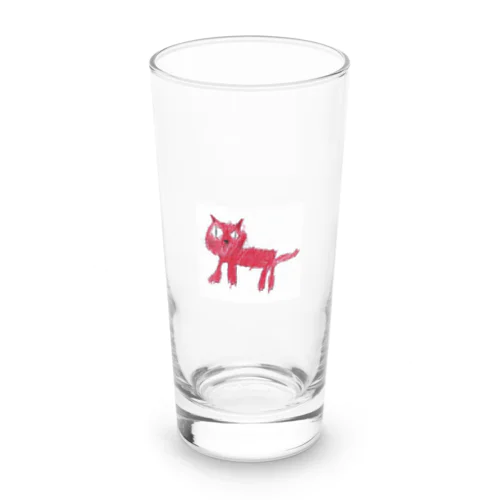 赤いねこ Long Sized Water Glass