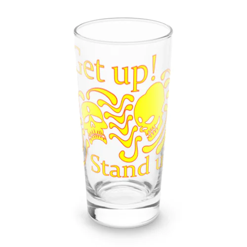 Get up! Stand up!（黄色） Long Sized Water Glass