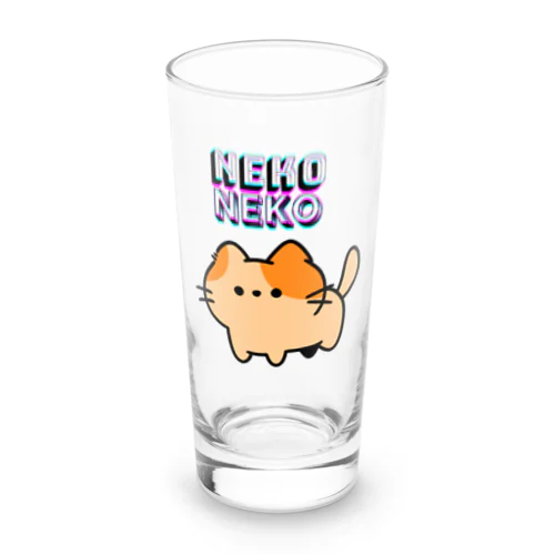 ねこねこちゃん Long Sized Water Glass