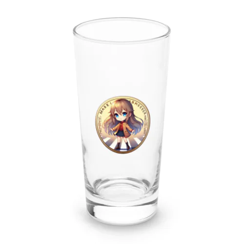 チビキャラお姉さん Long Sized Water Glass