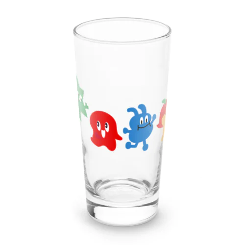 Night Party Of Cute Monsters Long Sized Water Glass