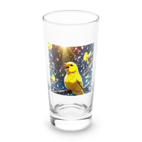 オーケストラ演奏インコ Long Sized Water Glass