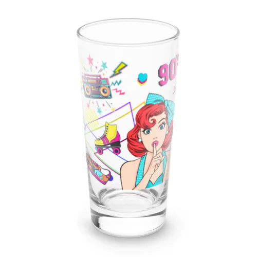 Retro Vibes　レトロな雰囲気 Long Sized Water Glass