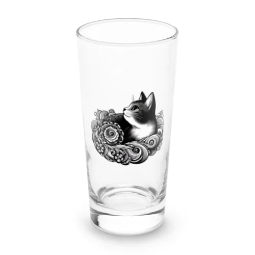 和柄猫 Long Sized Water Glass