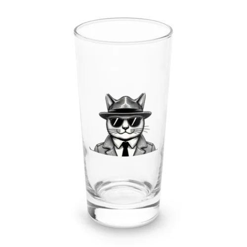 ネコだぜ！ブルースマンだぜ！！ Long Sized Water Glass