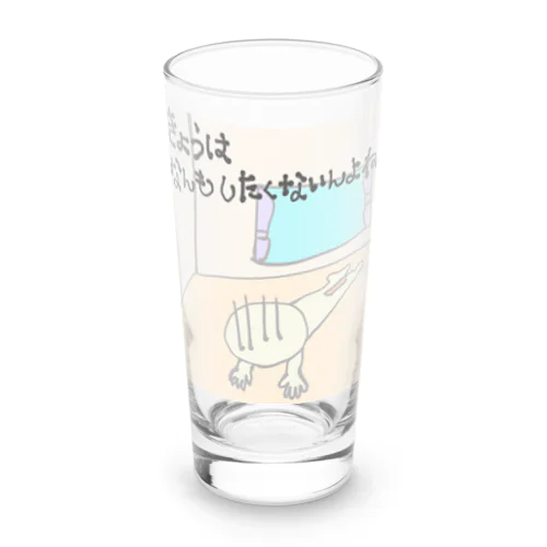 エネルギー切れでグッタリ… Long Sized Water Glass