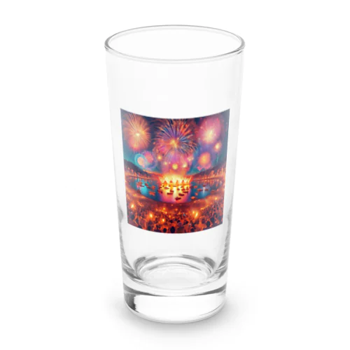 気分上々⤴️花火大会 Long Sized Water Glass