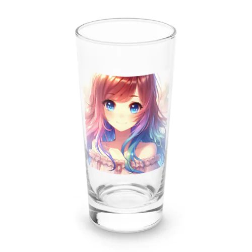 優しく微笑む少女💞 Long Sized Water Glass