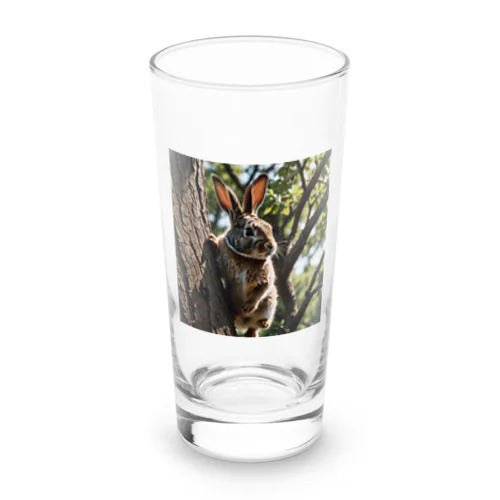 木登りウサギ Long Sized Water Glass