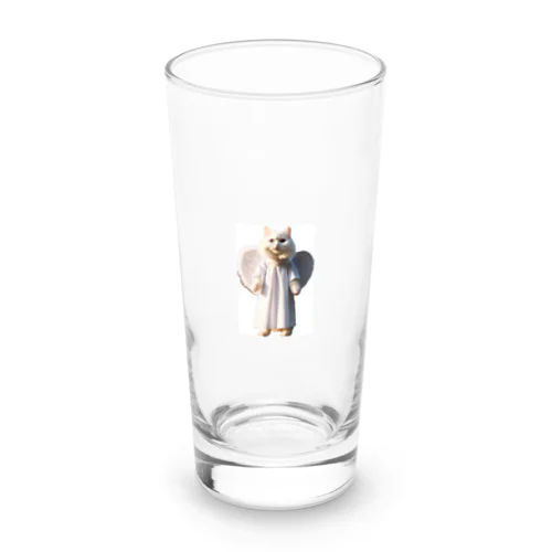 かわいい天使の子猫と悪魔の子猫 Long Sized Water Glass