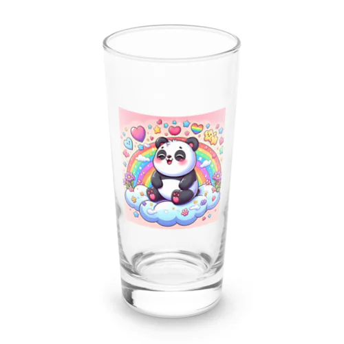 愉快なパンダ Long Sized Water Glass