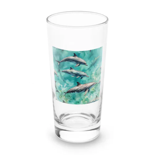 ハワイのイルカ Long Sized Water Glass