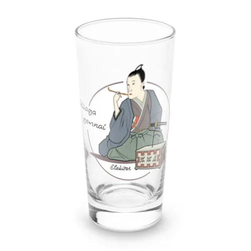 平賀源内とエレキテル Long Sized Water Glass