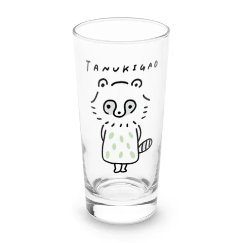 たぬき顔 Long Sized Water Glass